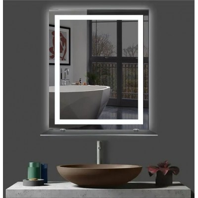 Зеркало A-5 с LED- подсветкой (70 х 90) и полкой (2110630)