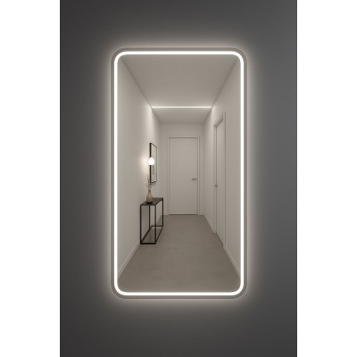 Зеркало Fossa с LED- подсветкой (50 х 100) (2110550)