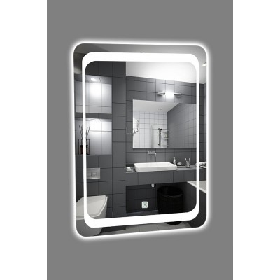 Зеркало Омега с LED- подсветкой (55 х 80) и сенсорным выключателем (2110601)