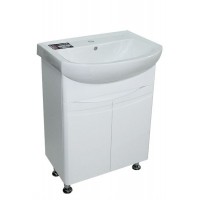 Тумба Bresta з умивальником Проксі 60 (Colombo) (2 фасади) біла (234197840)