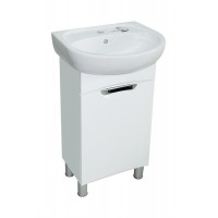 Тумба Альпина с умывальником Solo 50 (Kolo) (1 фасад) белая (234197848)
