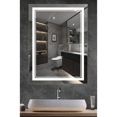 Зеркало Tedo с LED- подсветкой (550 х 700) + сенсорное управление + подогрев (2110741)