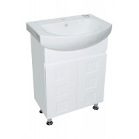 Тумба Капрі з умивальником Runa 60 (Kolo) (2 фасади) біла (234197843)