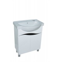 Тумба Омега з умивальником Freja 55 (Kolo) (2 фасади) біла (234197894)