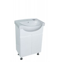 Тумба Космо з умивальником Freja 55 (Kolo) (2 фасади) біла (234197903)