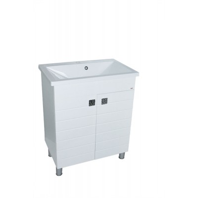 Тумба Верона з умивальником Bianco 70 (2 фасади) біла (234197890)