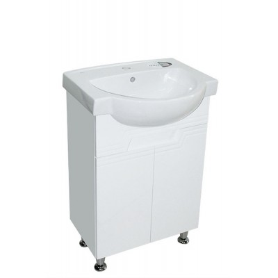 Тумба Коста з умивальником Freja 65 (Kolo) (2 фасади) біла (234197865)