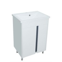 Тумба Терра з умивальником Bianco 60 (2 фасади) біла (234197912)