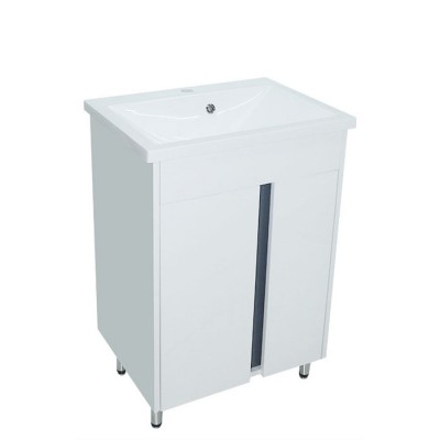 Тумба Терра з умивальником Bianco 60 (2 фасади) біла (234197912)