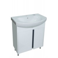 Тумба Терра з умивальником Runa 70 (Kolo) (2 фасади) біла (234197911)
