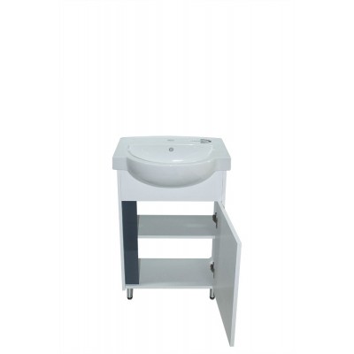 Тумба Терра з умивальником Freja 55 (1 фасад) біла (234197910)