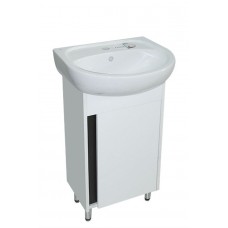 Тумба Терра з умивальником Solo 50 (Kolo) (1 фасад) біла (234197898)