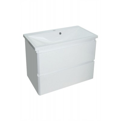 Тумба Bianco консольная с умывальником Bianco 70 ( 2 ящика) белая (234197814)