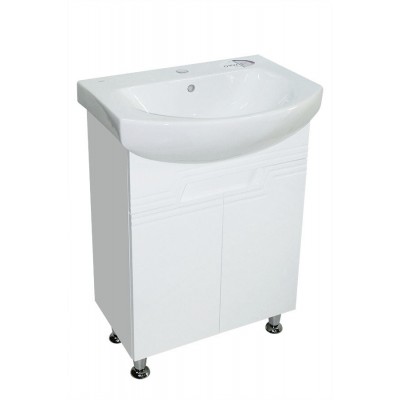 Тумба Коста з умивальником Runa 70 (Kolo) (2 фасади) біла (234197864)