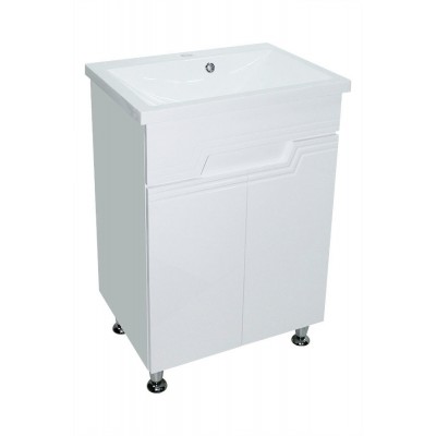 Тумба Коста з умивальником Bianco 60 (2 фасади) біла (234197861)