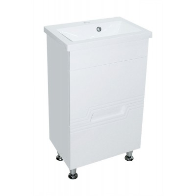 Тумба Коста з умивальником Bianco 60 (2 шухл.) біла (234197858)