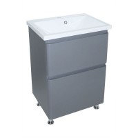 Тумба Bianco з умивальником Bianco 60 (2 шухл.) бетон (234197826)