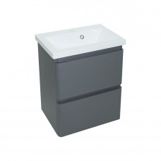 Тумба Bianco консольная с умывальником Bianco 50 ( 2 ящика) бетон (234197830)