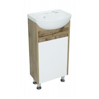 Тумба Sevilla з умивальником Solo 40 (KOLO) (1 фасад) дуб (234197871)