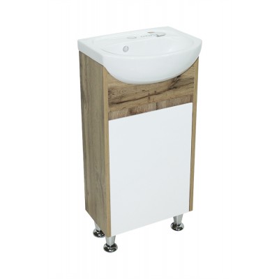 Тумба Sevilla з умивальником Solo 40 (KOLO) (1 фасад) дуб (234197871)