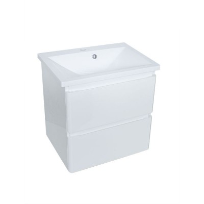 Тумба Bianco консольная с умывальником Bianco 55 ( 2 ящика) белая (234197801)