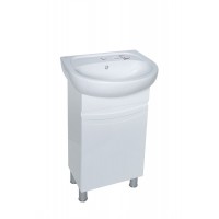 Тумба Валенсія з умивальником Solo 50 (Kolo) (1 фасад) біла (234197897)