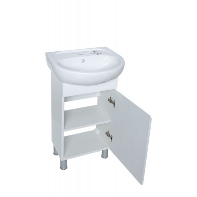 Тумба Валенсія з умивальником Solo 50 (Kolo) (1 фасад) біла (234197897)