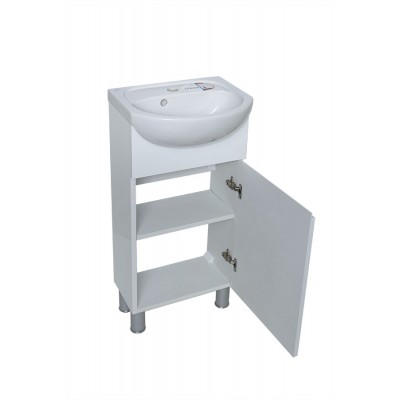 Тумба Валенсія з умивальником Solo 40 (Kolo) (1 фасад) біла (234197901)
