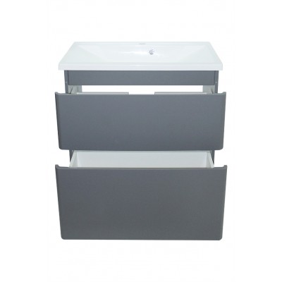 Тумба Bianco с умывальником Bianco 70 ( 2 ящика) бетон (234197828)