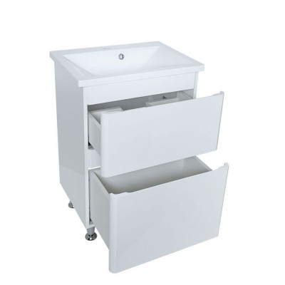 Тумба Bianco с умывальником Bianco 60 ( 2 ящика) белая (234197806)