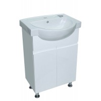 Тумба Ronda з умивальником Freja 65 (Kolo) (2 фасади), біла (234197906)