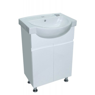 Тумба Ronda з умивальником Freja 55 (Kolo) (2 фасади), біла (234197905)