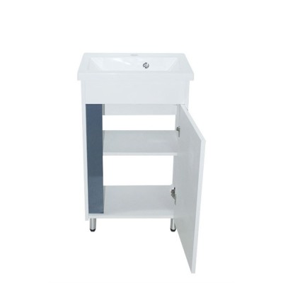 Тумба Терра з умивальником Bianco 50 (1 фасад) біла (234197913)