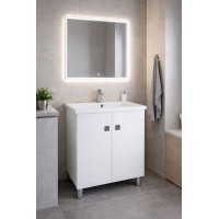 Тумба Верона з умивальником Bianco 70 (2 фасади) біла (234197890)