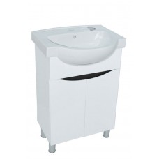 Тумба Мадрид з умивальником Freja 55 (Kolo) (2 фасади) біла (234197891)