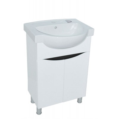 Тумба Мадрид з умивальником Freja 65 (Kolo) (2 фасади) біла (234197892)