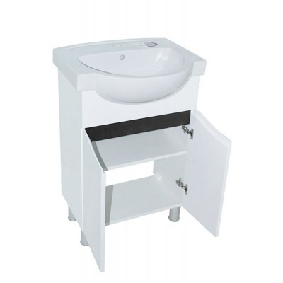 Тумба Мадрид з умивальником Freja 65 (Kolo) (2 фасади) біла (234197892)