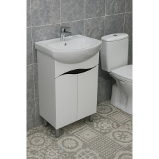 Тумба Омега з умивальником Runa 60 (Kolo) (2 фасади) біла (234197909)