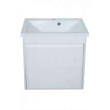 Тумба Bianco з умивальником Bianco 55, 2 ящики, чорна (234197717)