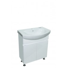 Тумба Bianco з умивальником Runa 70 (Kolo) (2 фасади) біла (234197918)
